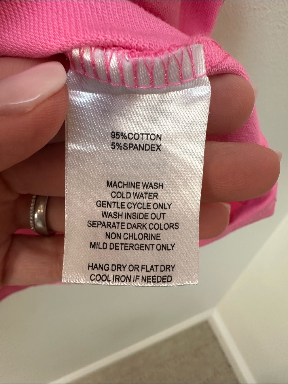 Baby Sara Girls Size 6 Pink Sequin “Just Smile” Dress - Picture 5 of 5